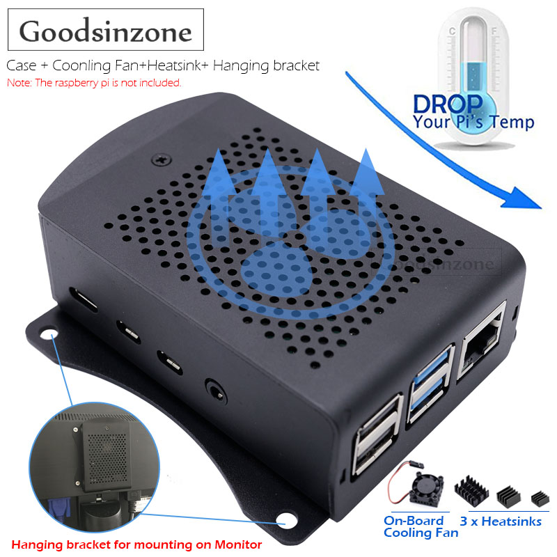 Argon One V3 M.2 Nvme Case - Custodia in alluminio Raspberry Pi 4